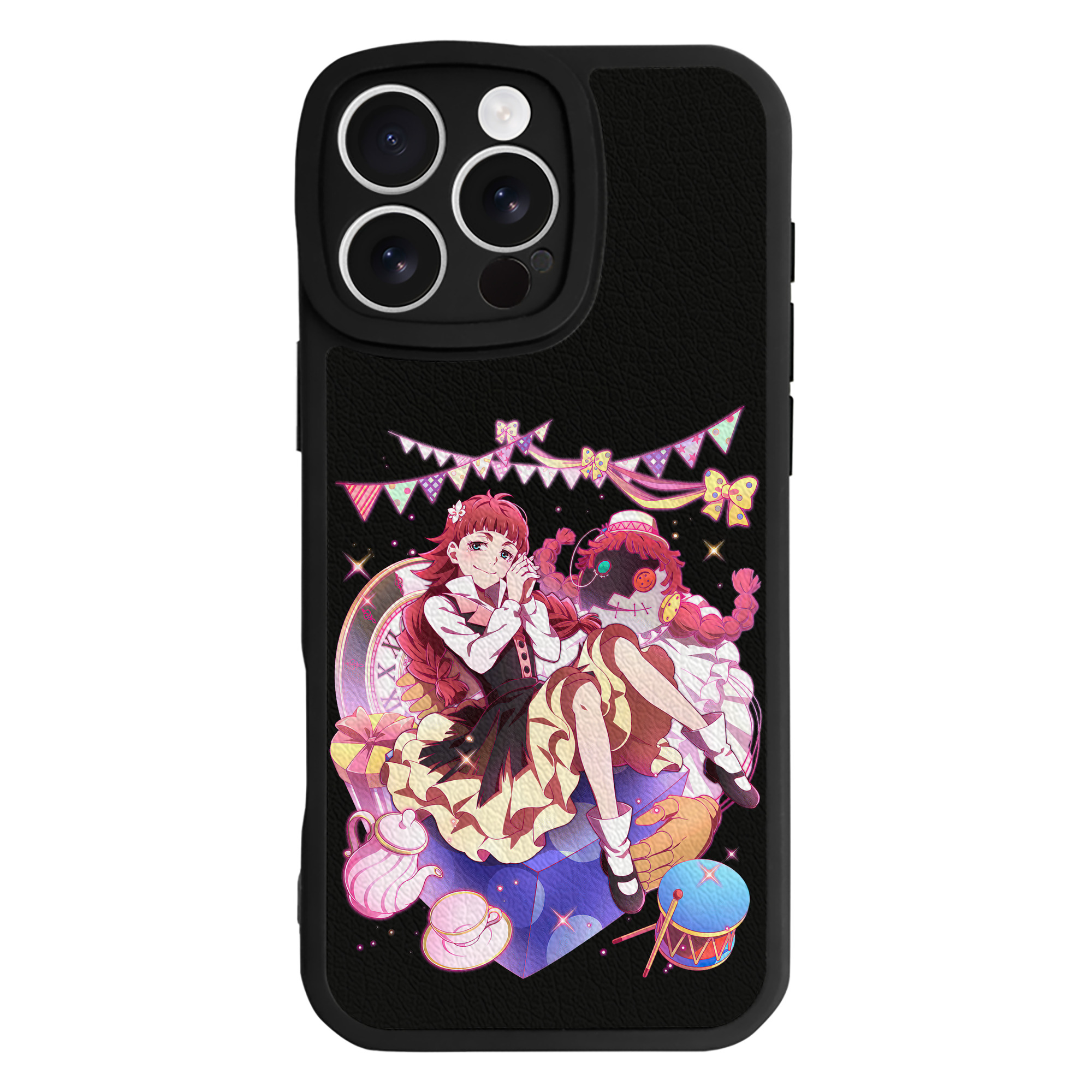 （画像用） 文豪ストレイドッグス Bungo Stray Dogs 【iPhone 16シリーズ対応】シリコンスマホケース（レザー調） 材質：シリコン